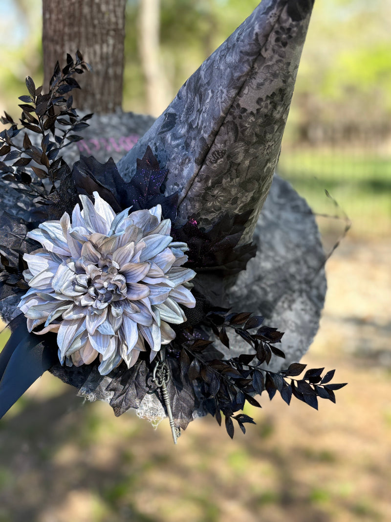 Black & Plum — Witchy Elegance witch hat